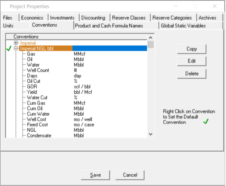 PHDwin V2.11.1 new units convention options